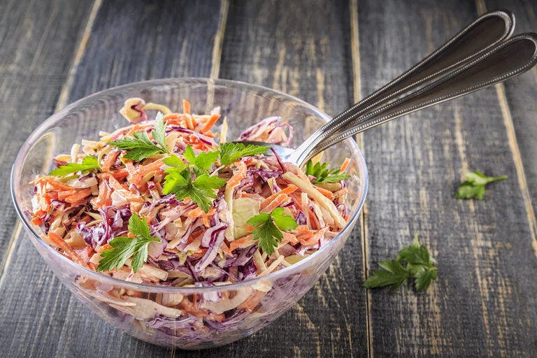 Bowl of coleslaw