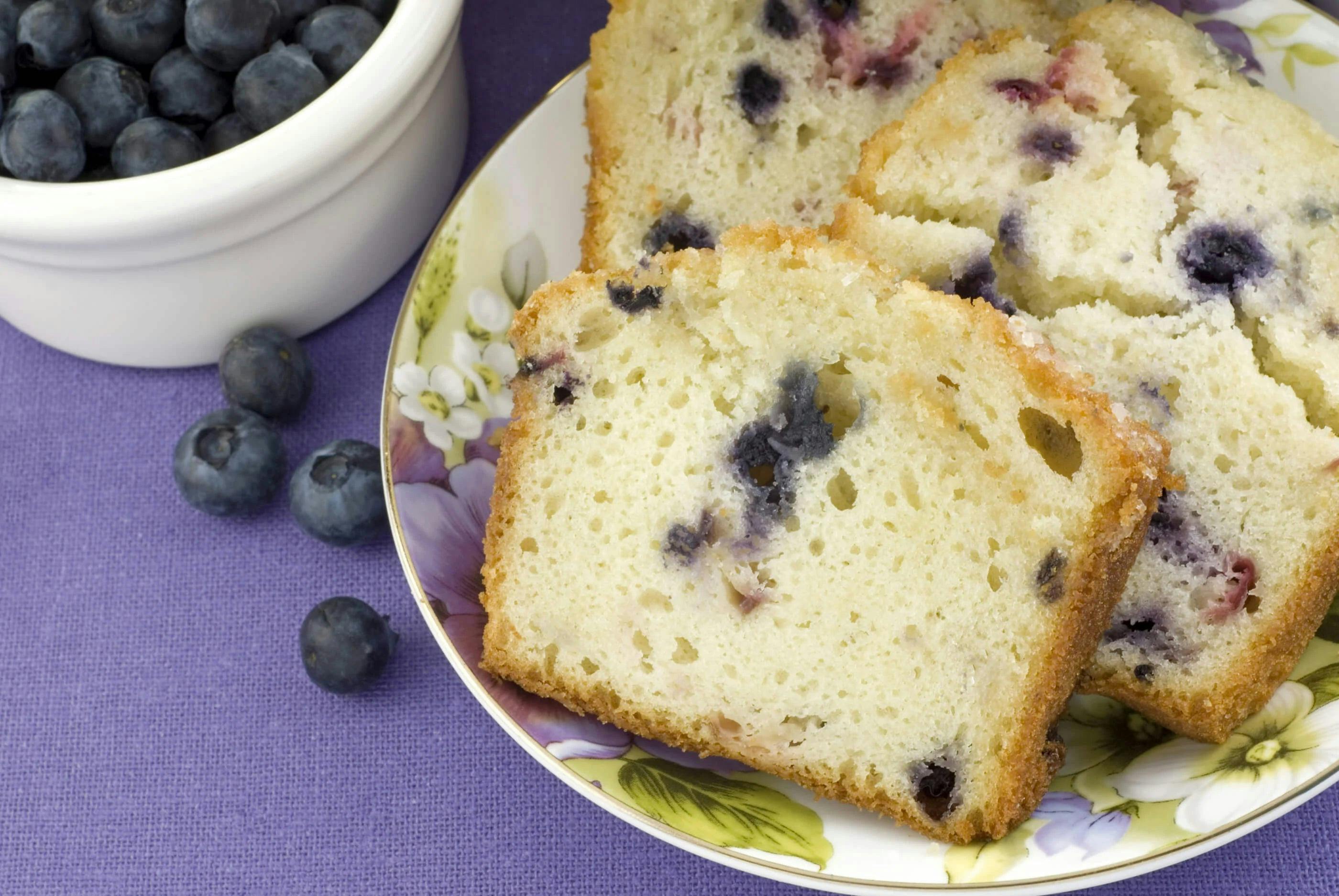 True Lemon Blueberry Bread