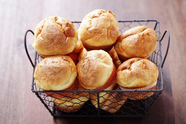 Basket of baked goods