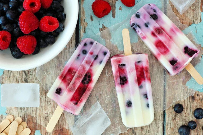 True Lemon-Raspberry Popsicle Parfaits