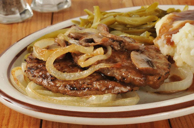 French Onion Salisbury Steak