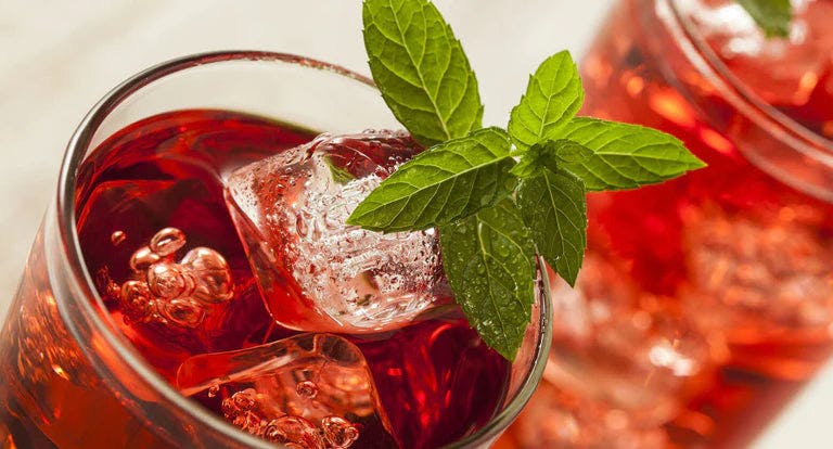 Refreshing True Citrus Tea with Hibiscus and Goji Berries