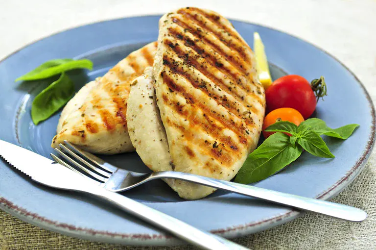 Grilled chicken with True Lemon and Basil seasoning