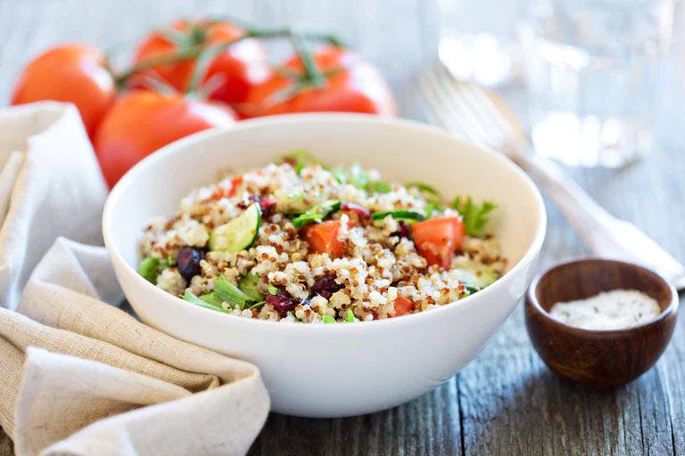 True Lemon Basil Quinoa Salad