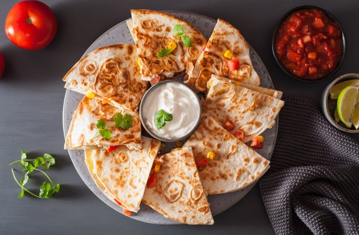 True Lime Tuna Melt Quesadilla.